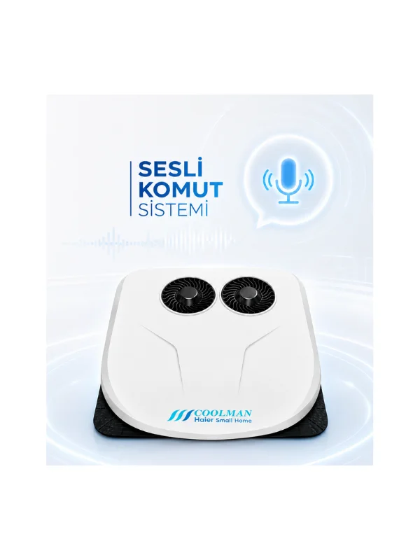 Coolman Haier Sesli Komutlu Elektrikli Tavan Park Kliması (12V-24V)