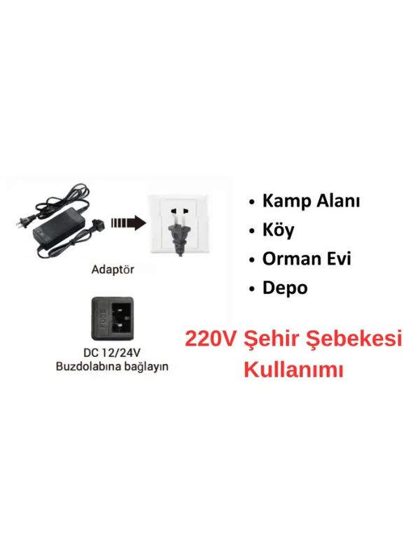 Coolman Buzdolabı Adaptörü (220V)